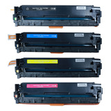 Kit 4 Toner Compativel Com Pro 200 M276 M251 Cf210 Cf211 Cf2