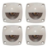 Kit 4 Unidades Luz Cortesia 12v 24v Seavix Universal Barco Luz Branco