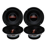 Kit 4 Woofer 6 Polegadas Magnum 150w Rms 8 Ohms Ideal P/ Voz