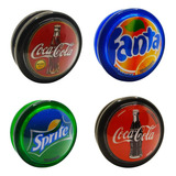 Kit 4 Yoyo Profissional Retrô Anos 80 Coleção Coca Ioio