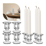 Kit 45 Porta Castiçal De Vidro Porta Vela Enfeite Decoração