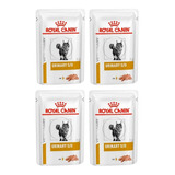 Kit 4un Wet Veterinary Feline Urinary 85gr Royal Canin
