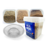 Kit 4x Serragem Para Defumar + Defumador Espiral Inox