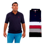 Kit 5 - Camisa Gola Polo Masculina Camiseta Atacado Revenda