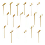 Kit 5.000 Espeto Palito 9 Cm Nó Bambu Festa Natal Atacado
