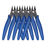 Kit 5 Alicate Corte Diagonal Reto Precisão Corte Cabos Fios