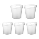 Kit 5 Balde De Gelo Acrílico 4l Cerveja Champ Vinho Barato R