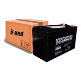 Kit 5 Baterias Nobreak Apc Backups Es600va 12v 7.2ah Es600va
