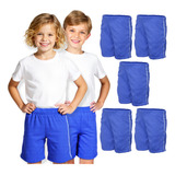 Kit 5 Bermuda Helanca Infantil