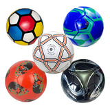 Kit 5 Bolas De Campo De Futebol Social Sortido