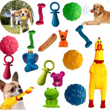 Kit 5 Brinquedos Para Filhote Cachorro Pet Mordedor Galinha