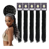 Kit 5 Cabelo Trançado Miojinho Canecalon 