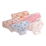 Kit 5 Calcinha Infantil Várias Estampas Dia A Dia