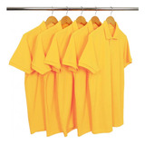 Kit 5 Camisas Polo Piquet Camiseta Masculina Básica Lisa