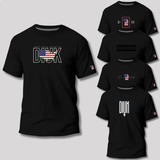 Kit 5 Camiseta Masculina Moda Country Cowboy Texana Rodeio