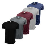 Kit 5 Camisetas Dry Fit Anti Suor Premium Termica Academia +