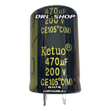 Kit 5 Capacitor 470uf 200v 105°c Usina Stetsom Taramps Ketuo