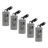 Kit 5 Capacitor Permanente 35uf 250v Epx (c/fio)