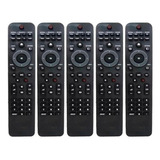 Kit 5 Controle Compatível Com Tv Philips 40pfl3805d/78