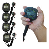 Kit 5 Cronômetro Digital Mão Corrida Alarme Hora Crossfit