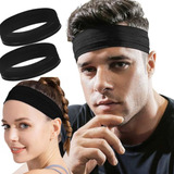 Kit 5 Faixas Headband Anti Suor Cabelo Testa Esporte Corrida