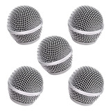 Kit 5 Globos Microfone Compatível Shure - Lyco - Kadosh