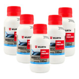 Kit 5 Limpa Para Brisa Wurth 100ml Fluido Parabrisa Atacado