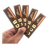Kit 5 Livretos Seda Ocb Brown Marrom King Size