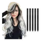 Kit 5 Mechas Aplique Tic-tac Colorido Festa
