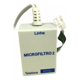 Kit 5 Micro Filtro Adsl Telefone 2 Saídas