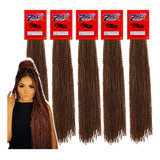 Kit 5 Miojinho Cabelo Miojinho Trançado Cores Varias Cores