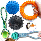 Kit 5 Mordedores Brinquedo P/ Cães Porte Médio / Grande .
