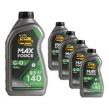 Kit 5 Óleo P/ Transmissão Bardahl 140 Gl5 G-o 85w140 1l