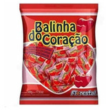 Kit 5 Pacotes Bala Brazilian Coffee Balinha Do Coração 500g