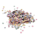 Kit 5 Pacotes Confete Colorido 100g Carnaval Folia Festas