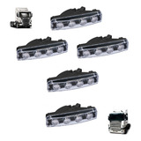 Kit 5 Peças Lanterna Tapa Sol Led Scania Série 4 Pgr 1798980
