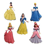 Kit 5 Princesas Disneyy Bonecas Infantil + Entrega Grátis