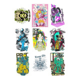 Kit 5 Quadros Placas Decorativas Underground E Rock 2-13