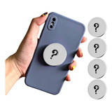 Kit 5 Suporte Anel Dedo Celular Selfie Live Tablet Popclip