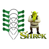 Kit 5 Tiaras Arquinhos Com Orelhas Shrek Personagem