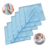 Kit 5 Toalhas Pano Limpeza Absorvente Escama De Peixe 80x60 Cor Sortida