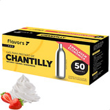 Kit 50 Cápsulas De Gás N2o Sifão Chantilly 8g Profissional