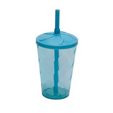 Kit 50 Copos Twister 300ml Liso Tampa Canudo Atacado Varejo