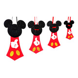 Kit 50 Gravatas Pet Shop Lacinho Eva Mickey Mouse Legal