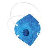 Kit 50 Máscara Respirador Pff2 Com Válvula Descartável Epi