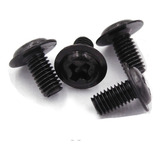 Kit 50 Parafusos Flangeado Preto Para Computador Pc
