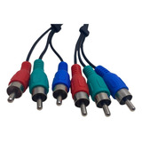 Kit 50 Pçs Cabo Vídeo Componente Rca 1.8mt