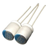 Kit 500x Capacitor Eletrolítico Sólido 820uf 2.5v Uer Azul