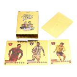Kit 55 Cartas Futebol Internacional World Football Stars 