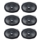 Kit 6 Alto Falante Mid-bass Powervox 6x9 Mb350 700wrms 4ohms